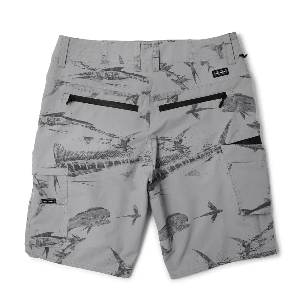 PELAGIC Traverse Gyotaku Hybrid Shorts