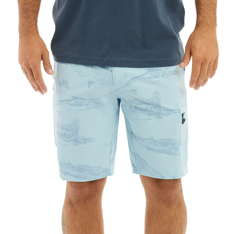 PELAGIC Traverse Gyotaku Hybrid Shorts