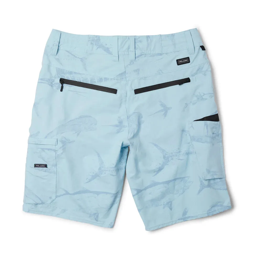 PELAGIC Traverse Gyotaku Hybrid Shorts