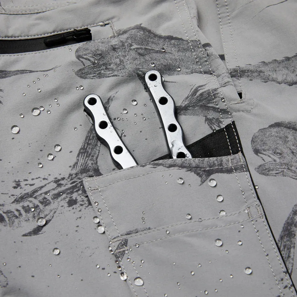 PELAGIC Traverse Gyotaku Hybrid Shorts