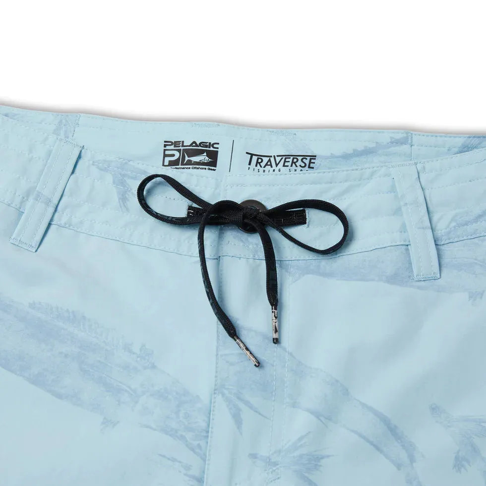 PELAGIC Traverse Gyotaku Hybrid Shorts