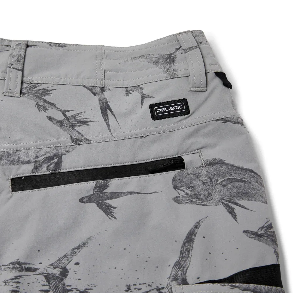 PELAGIC Traverse Gyotaku Hybrid Shorts