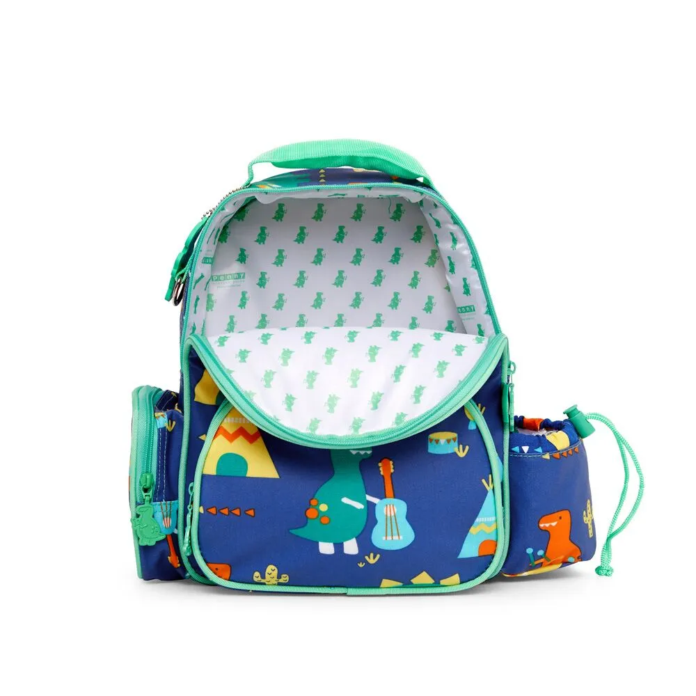 Penny Scallan Bundle of Medium Backpack and Lunch Bag - Dino Rock