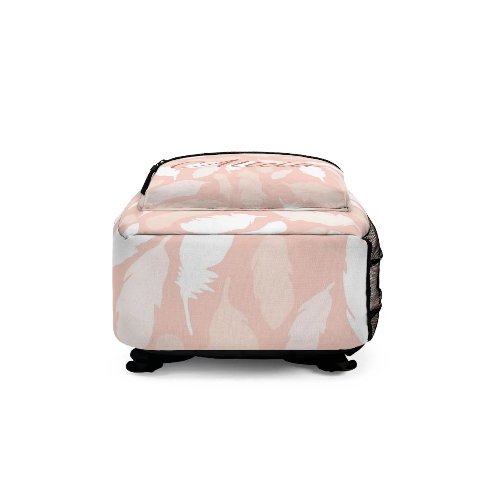 Personalized Feather Backpack