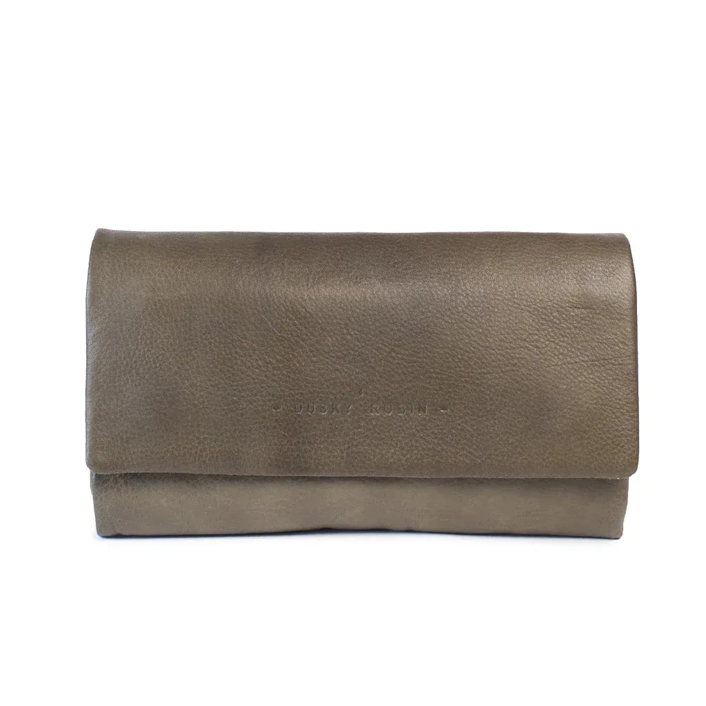 Rose Leather Purse