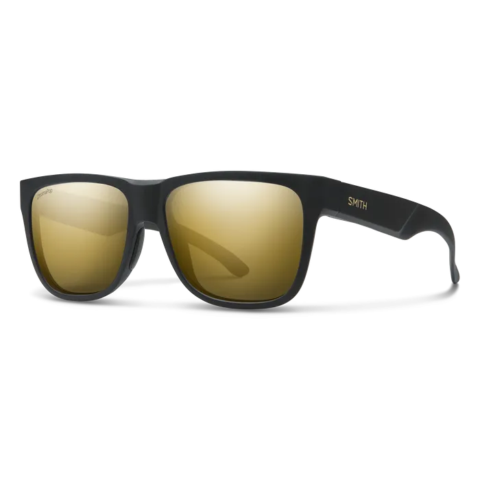 Smith Optics Lowdown XL 2 Black Gold Frame - ChromoPop Polarised Black Gold Lens