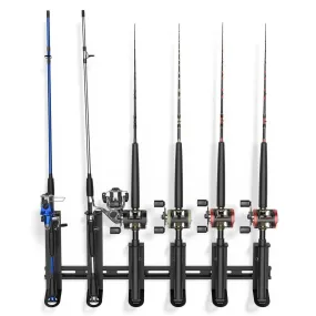 Spinning and Offshore Fishing Rod Rack Organizer