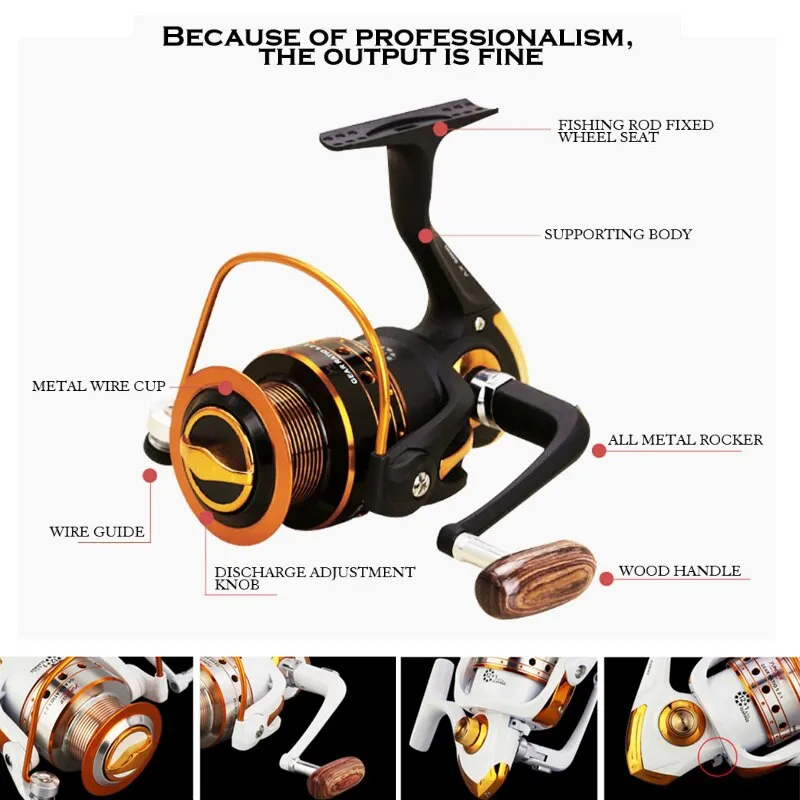 Spinning/Casting Fishing Reel 12BB   1 Metal Coil Boat Rock Fishing Wheel