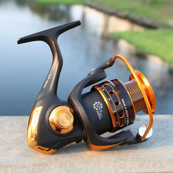 Spinning/Casting Fishing Reel 12BB   1 Metal Coil Boat Rock Fishing Wheel