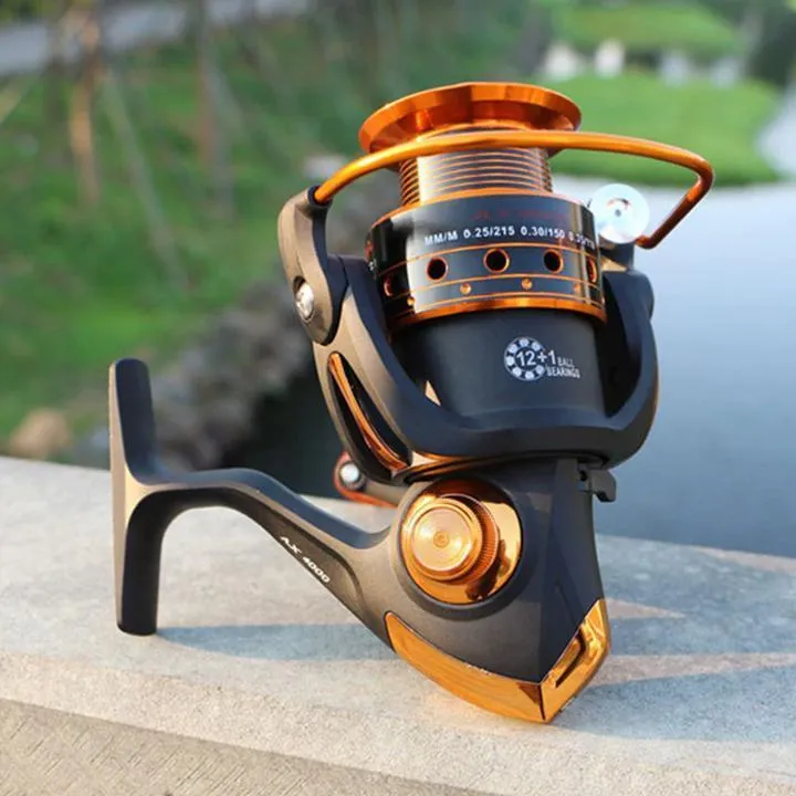 Spinning/Casting Fishing Reel 12BB   1 Metal Coil Boat Rock Fishing Wheel