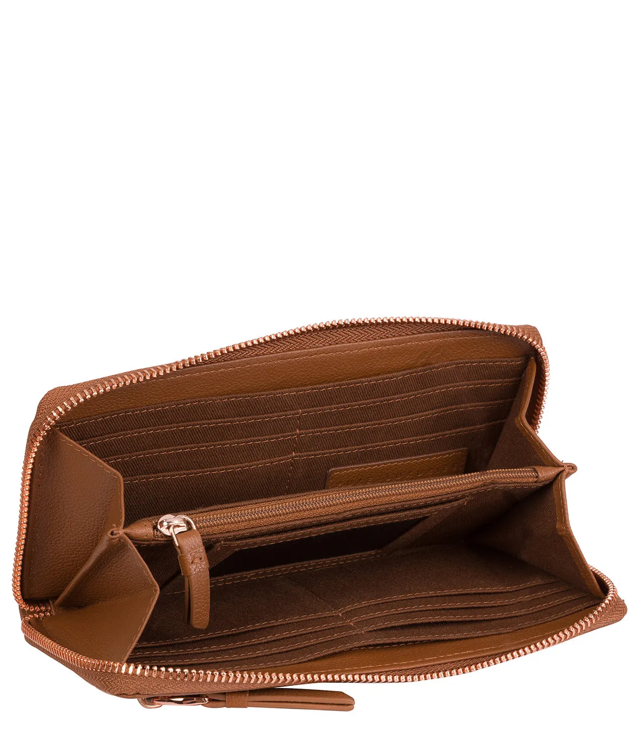 'Starling' Tan Leather Purse