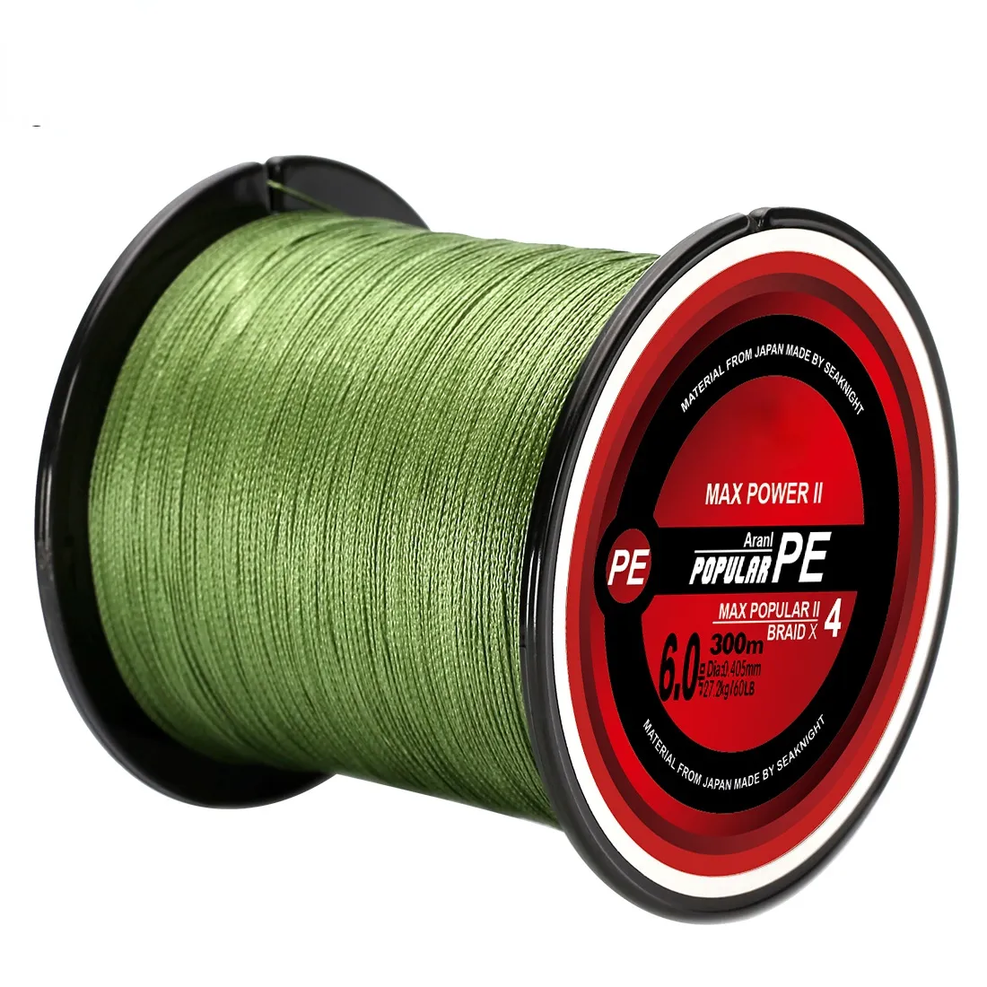TriPoseidon Series 4 Strands 300M PE Braided Fishing Line 8-80LB Multifilament Fishing Line Smooth Carp Fishing