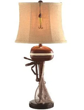Vintage Outboard Lake House Lamp