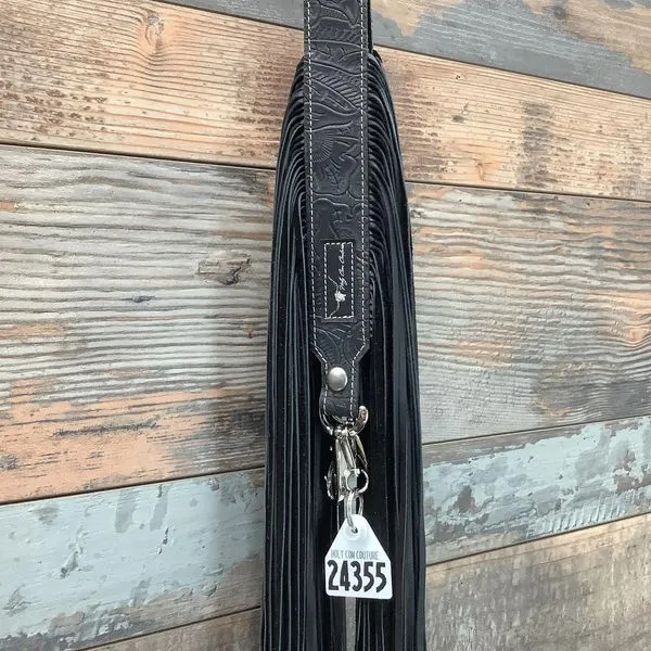 Western Mini Leather Fringe Strap 36" #24355