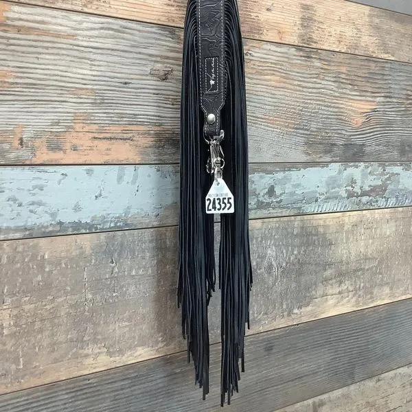 Western Mini Leather Fringe Strap 36" #24355