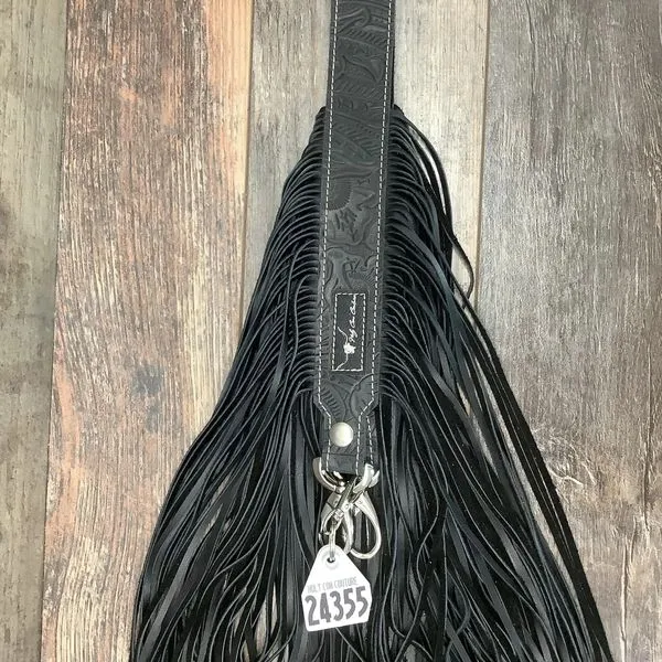 Western Mini Leather Fringe Strap 36" #24355