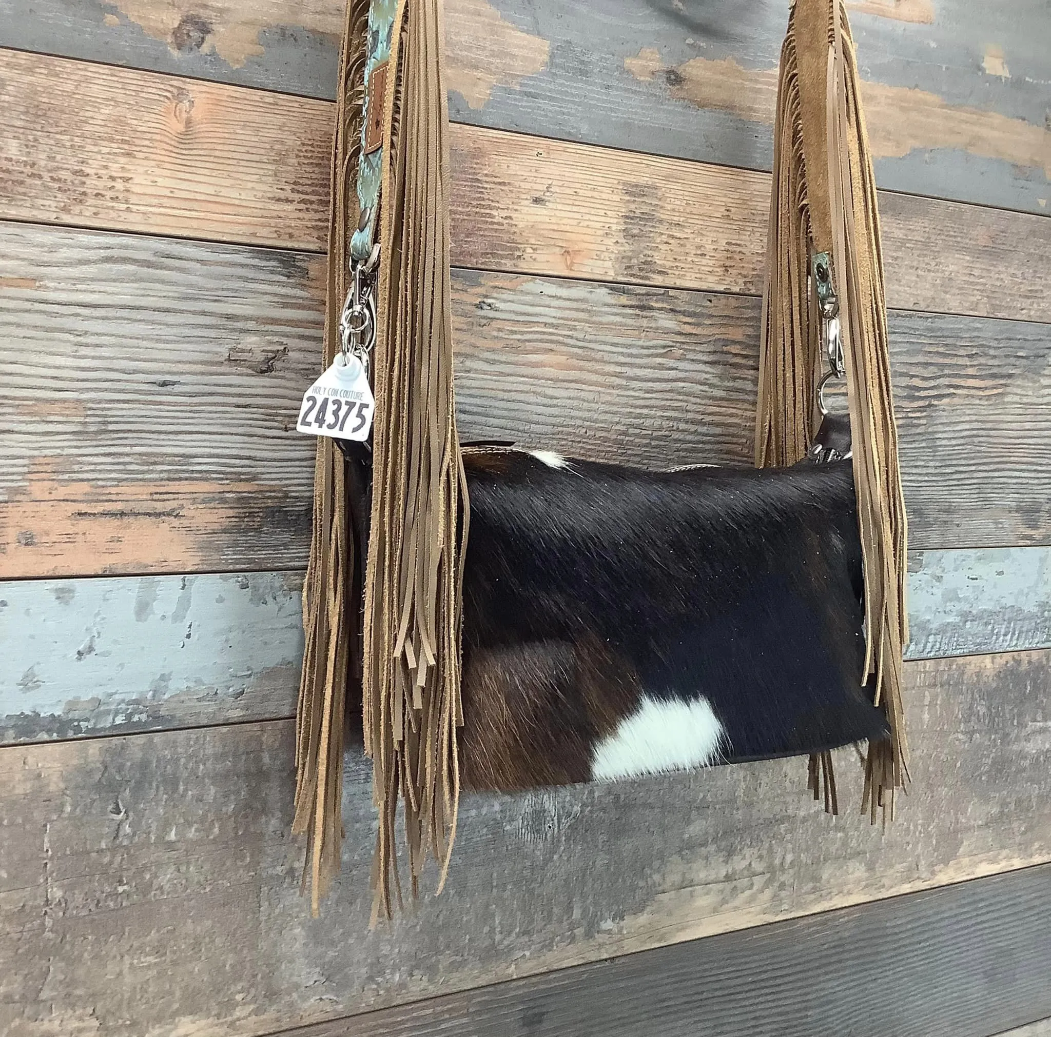 Western Mini Leather Fringe Strap 36" #24375