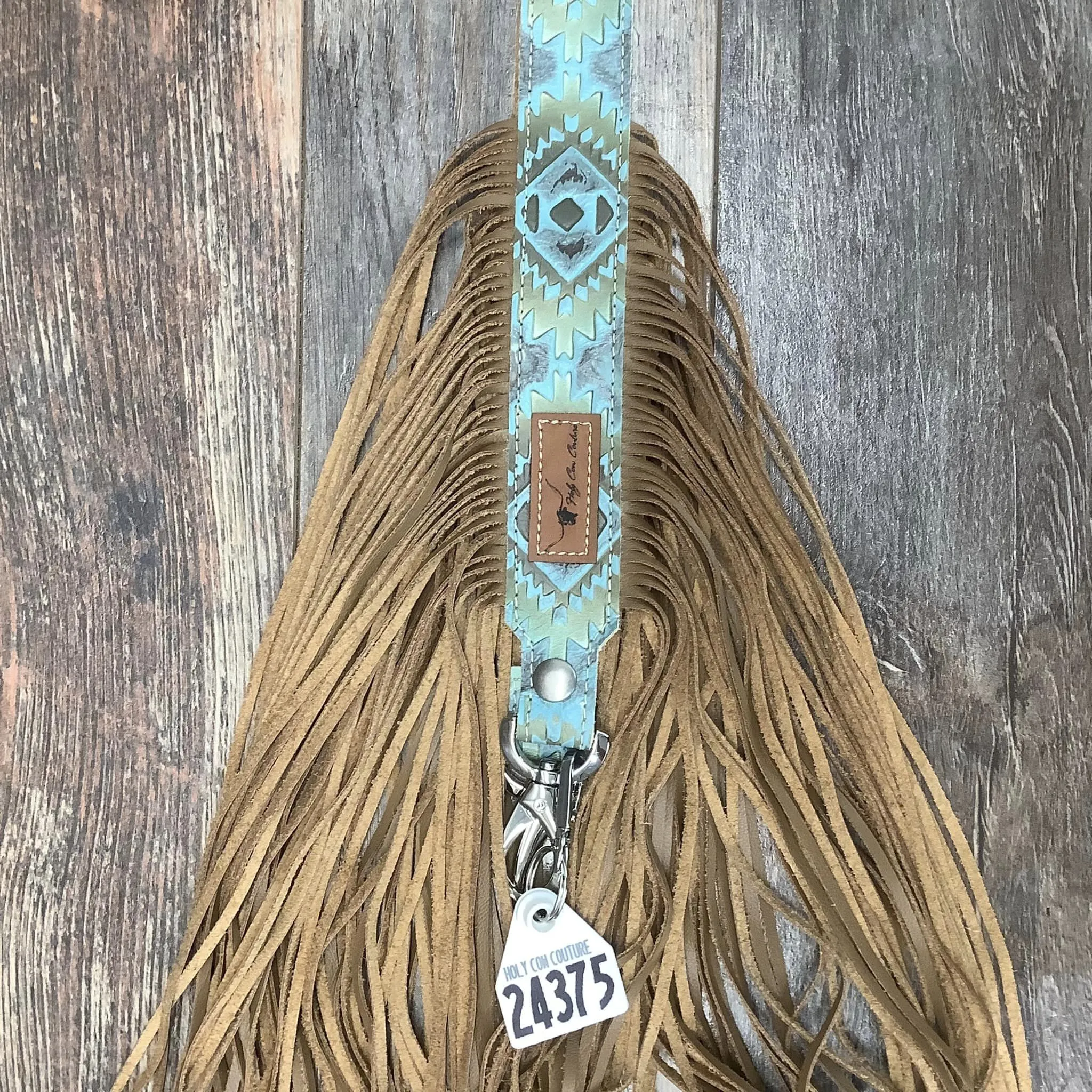 Western Mini Leather Fringe Strap 36" #24375