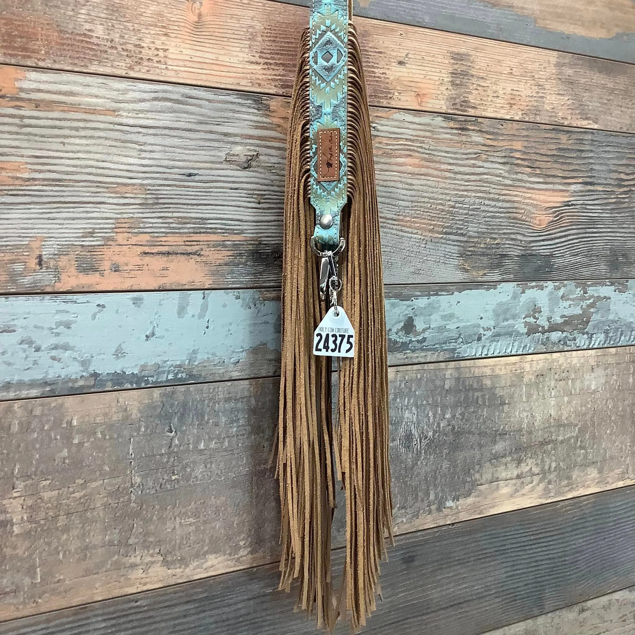 Western Mini Leather Fringe Strap 36" #24375