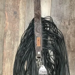 Western Mini Leather Fringe Strap 48" #22448
