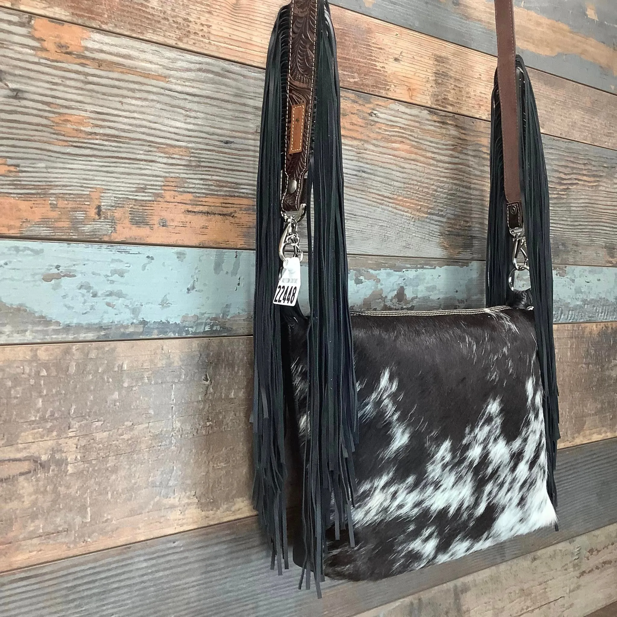 Western Mini Leather Fringe Strap 48" #22448
