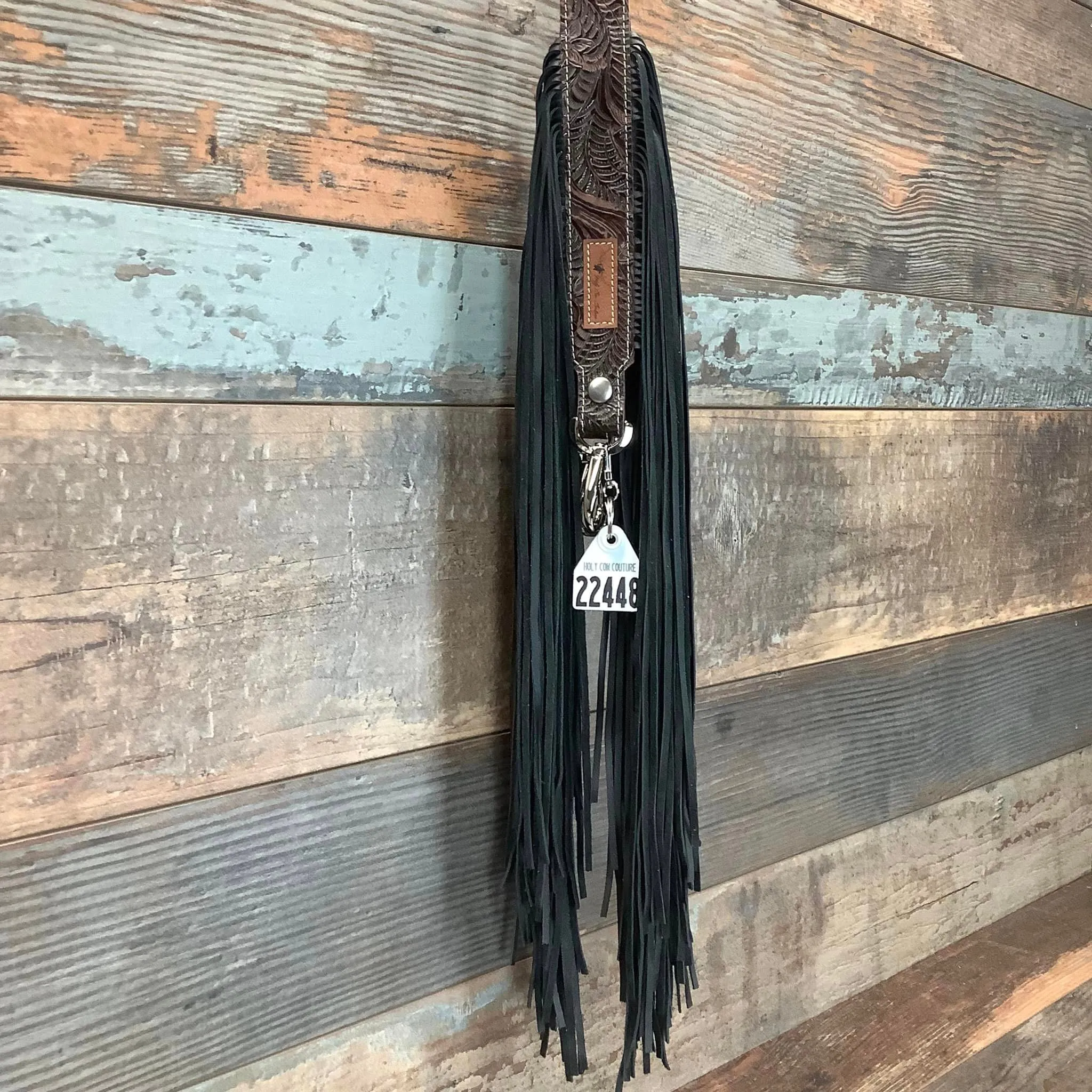 Western Mini Leather Fringe Strap 48" #22448