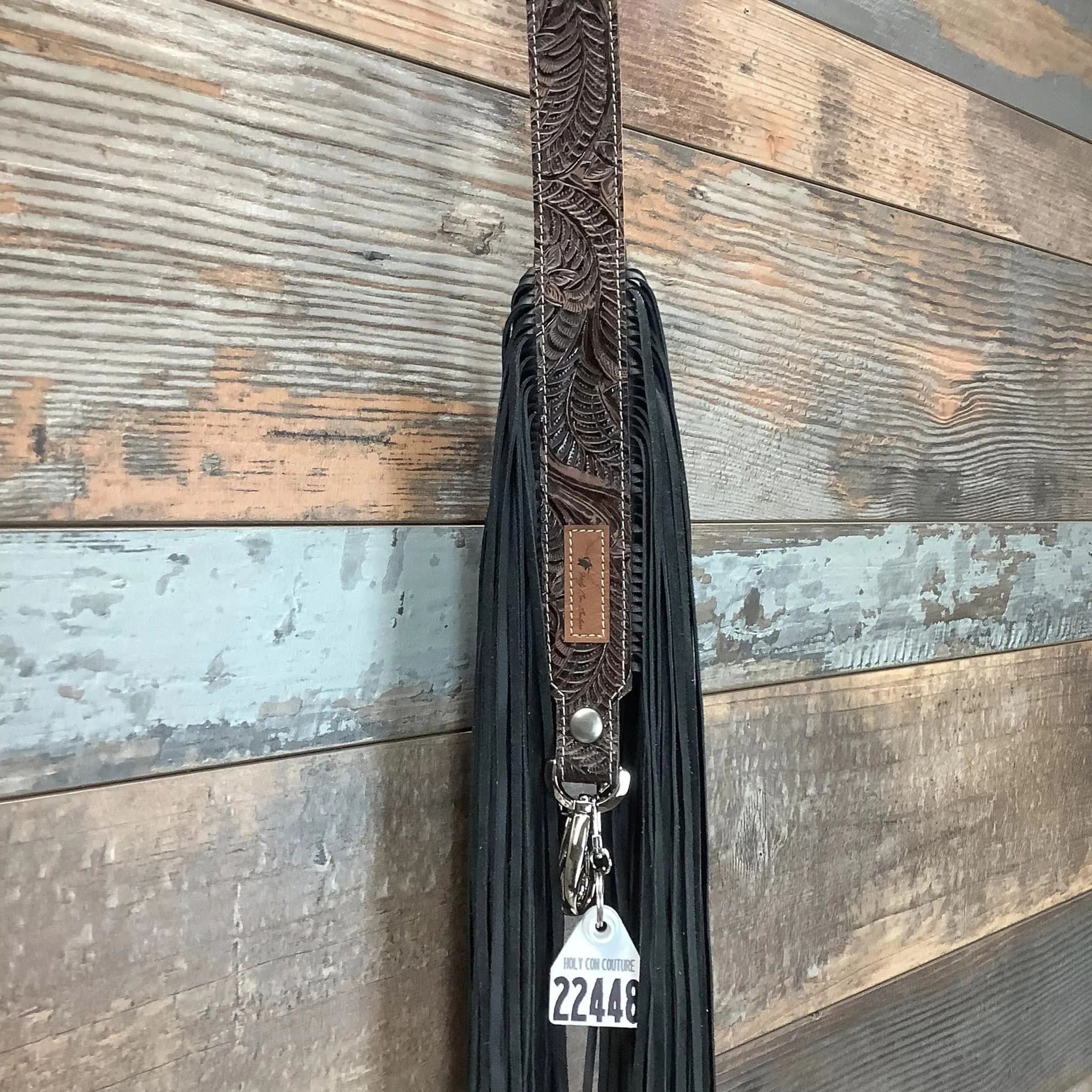 Western Mini Leather Fringe Strap 48" #22448