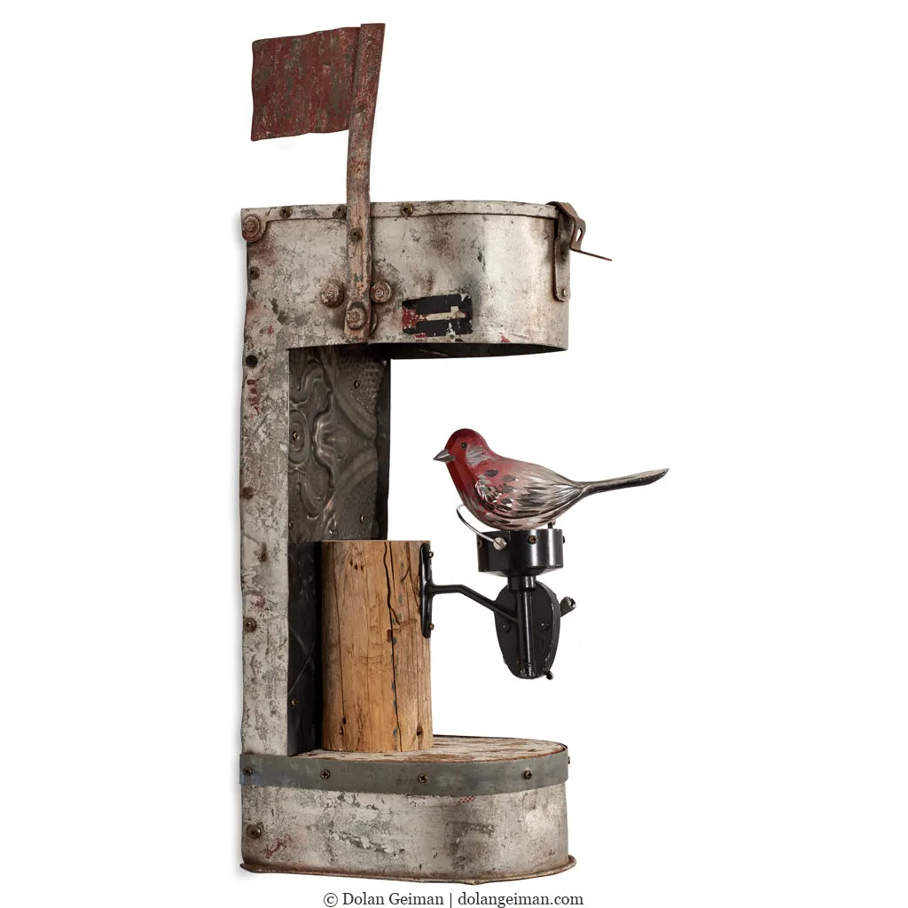 WHIRLIGIG original mixed media wall sculpture