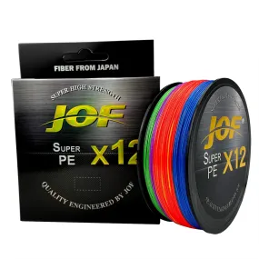 X9/X12 500M 300M 100M Braided Fishing Line 9/12 Strands MultiColor Multifilament Saltwater PE Line 20 24 35 40 50 65 80LB