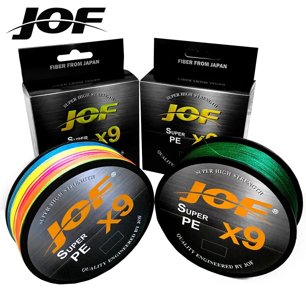 X9/X12 500M 300M 100M Braided Fishing Line 9/12 Strands MultiColor Multifilament Saltwater PE Line 20 24 35 40 50 65 80LB