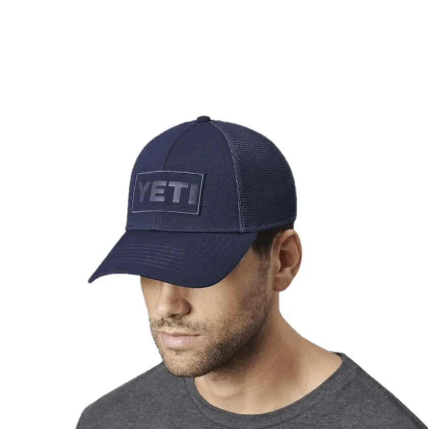 Yeti Navy Patch Trucker Hat